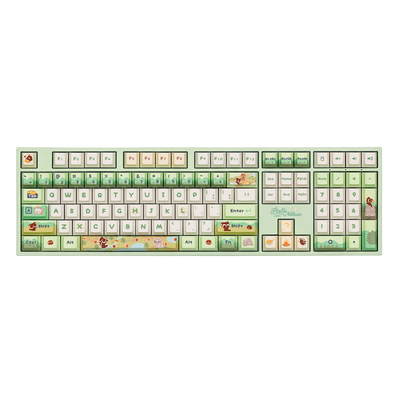 AKKO 5108 V5罗小黑联名机械键盘女生办公游戏二次元电脑外设键盘