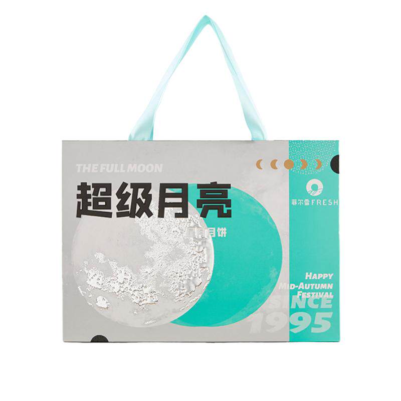 菲尔雪月饼超级月亮蛋黄莲蓉豆沙味广式月饼礼盒装中秋送员工团购