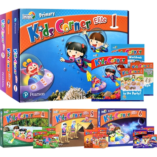 kidscorner 原版朗文少儿英语教材书 kids corner 1 2 3 4 5 6级