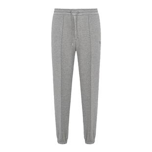 秋季新款韩版纯棉基础百搭卫裤 松紧腰束脚运动裤男宽松直筒长裤