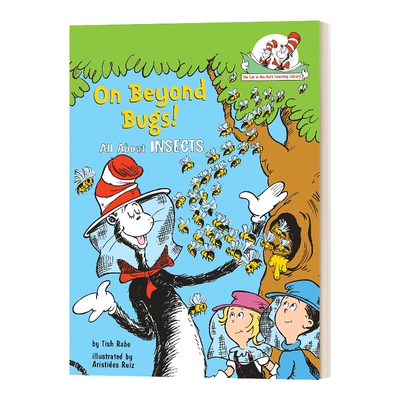 英文原版绘本 On Beyond Bugs All about Insects 苏斯博士 戴帽子的猫图书馆 昆虫 英文版 进口英语原版书籍