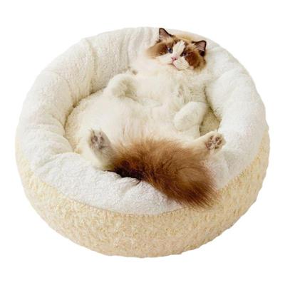 猫窝玫瑰绒小型犬狗窝柔软舒适