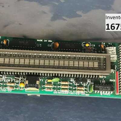 Electroglas 03601-82-020 Display PCB Circuit Board 30702-02
