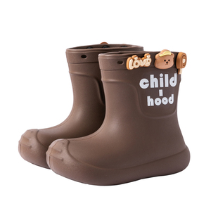 儿童雨靴男童防水专用雨鞋男孩上学幼儿园少儿小孩子宝宝水鞋女童