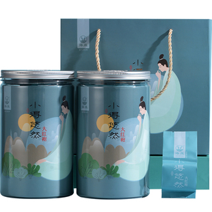 通仙武夷大红袍岩茶叶送礼买一罐发二罐岩茶岩骨花香乌龙茶清香型