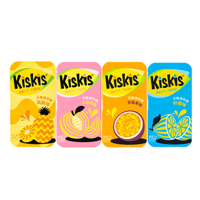 年货零食无糖薄荷糖酷滋KisKis