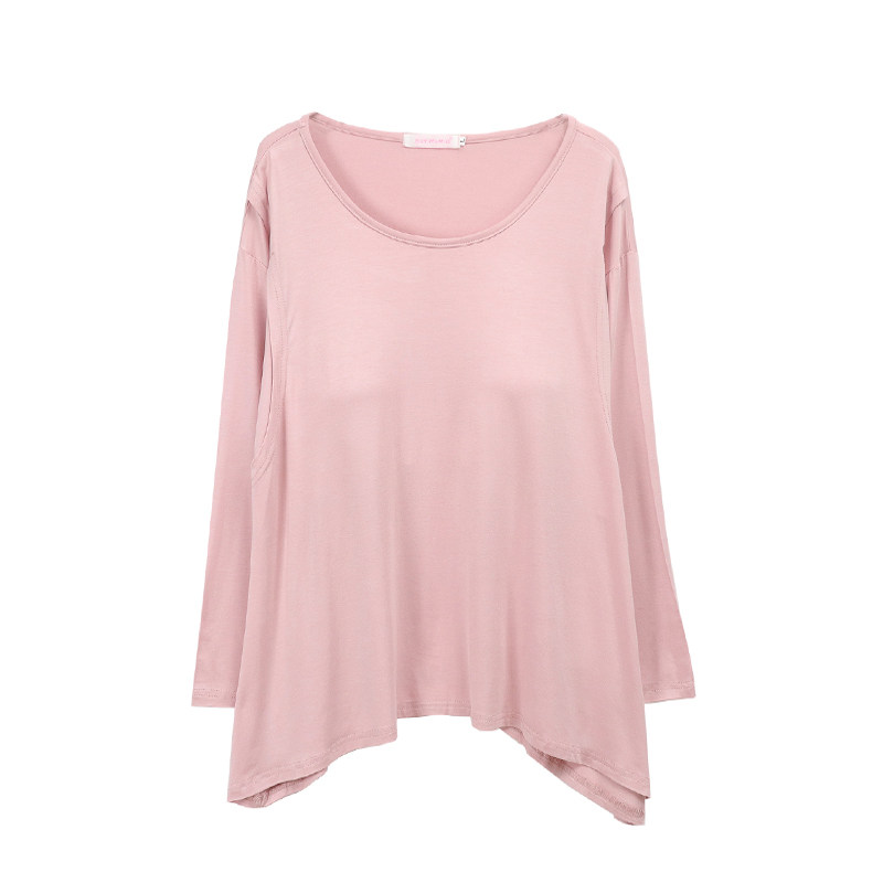 哺乳衣外出莫代尔T恤薄辣妈款孕妇睡衣月子服春夏产后家居服套装
