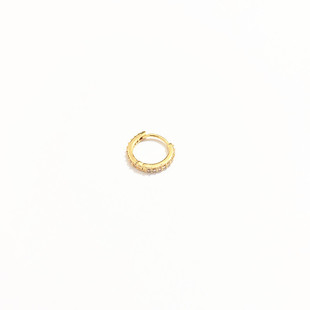 钛钢中性经典光版耳骨圈细针大小圈圈小耳扣耳廓耳圈耳垂小耳环女