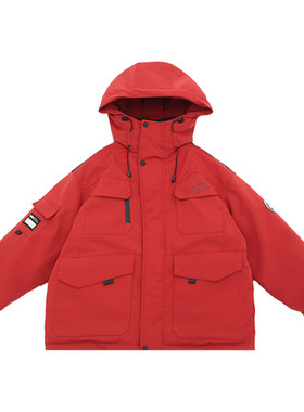 儿童棉服外套男童工装上衣棉袄厚