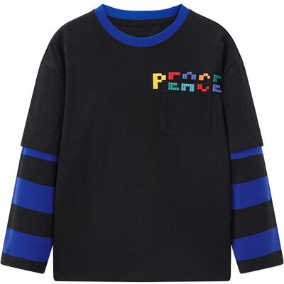 minipeace太平鸟长袖假两件