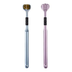 三面牙刷成人软毛牙刷专用男士女u型3面包裹式三头家庭装家用情侣