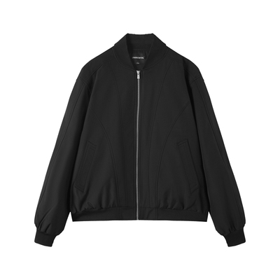 美式复古棒球领夹克男女同款