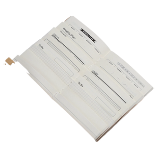 工作手册笔计随行手帐本tn内芯空白方格日程本随身本TN标准内芯笔记本便携方格本子手账记事本tn本内芯随行本