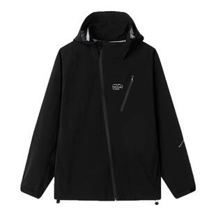 NAVIGARE意大利小帆船新款黑色连帽夹克男士三防户外百搭上衣外套