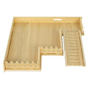 金丝熊仓鼠笼子47基础笼实木配件造景二层大平台用品大全专用摆件