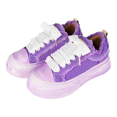 SOAPOPERA葡黛紫擦色泡泡鞋