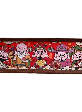 新年中式喜庆装饰相框摆件