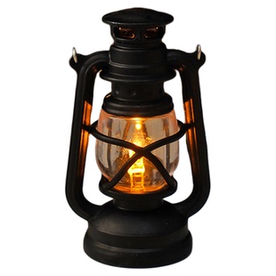 小夜灯超迷你床头卧室氛围灯复古新年小台灯宿舍床上用小煤油挂灯