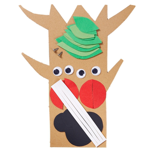 植树节地球日手工diy大树昆虫精灵儿童绘画环创装饰幼儿园材料包