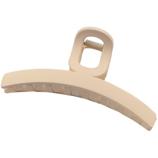 奶咖色系抓夹秋冬新款百搭后脑勺发抓盘发夹子发量多大号发夹发饰