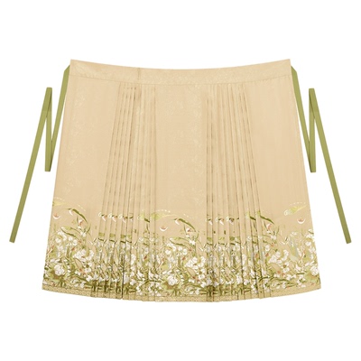 无贰集【月下弦音】明制织金妆花马面裙国风新中式日常穿秋冬汉服