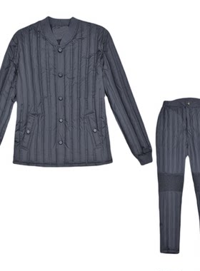 男内胆加绒羽绒服套装新款冬装