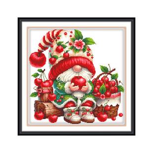 小矮人十字绣2026新款高级客厅卧室卡通治愈系简单手工刺绣自己绣