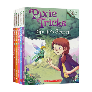 【送音频 驯龙大师同作者桥梁书】学乐精灵游戏6册Pixie Tricks小精灵诡计 英文原版送音频 大树系列桥梁书儿童魔法故事桥梁书