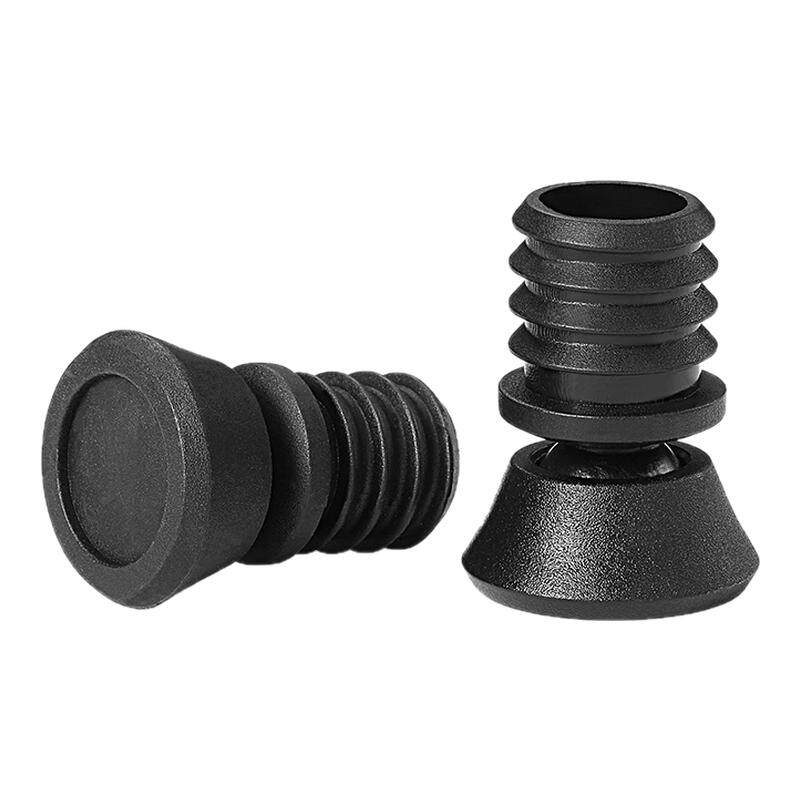 PE塑料活动圆脚家具办公电脑椅凳子塑料配件防滑16/19/22/25mm