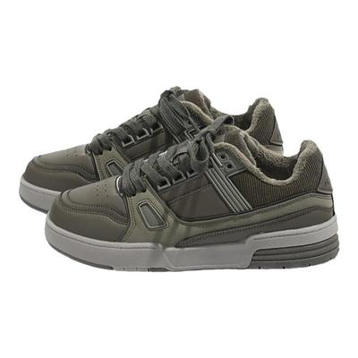 环球复古加绒棉鞋保暖厚底板鞋