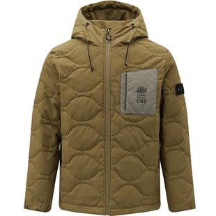 【三防】CAT卡特25秋冬新品男士菱格纹绗缝羽绒服羽绒服商场同款