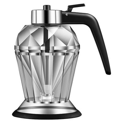 家用玻璃密封钻石型蜂蜜罐油罐