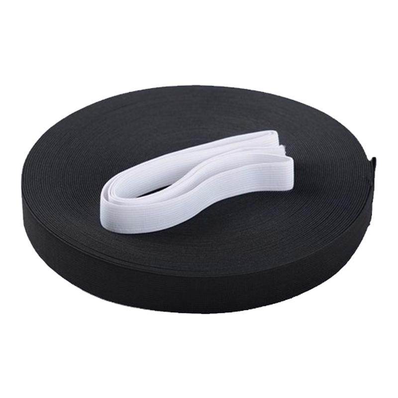 【两件7.5折】进口芯宽橡皮筋 弹性松紧带弹力带橡筋黑白宽松紧带