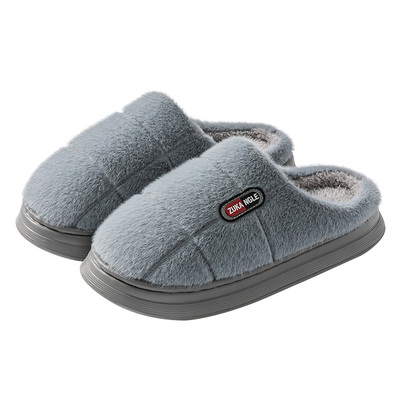 俞兆林男士棉拖鞋大码家居室内冬季不臭脚2025新款保暖防滑拖鞋女