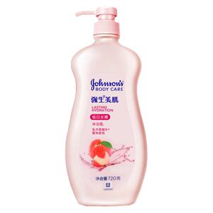 强生沐浴露保湿美肌沐浴露男女香体水蜜桃沐浴乳清洁留香旗舰正品