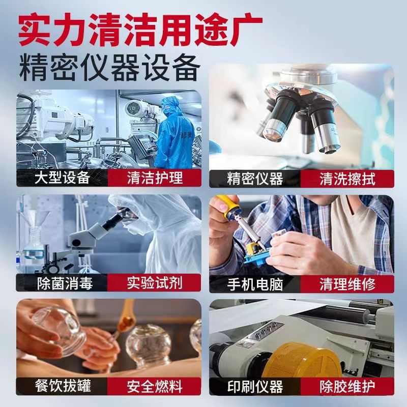 IPA99.9异丙清洁光学仪器激光镜头电脑相机屏幕电子清洁剂