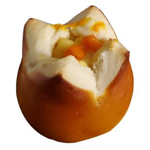 清晨里 无油无蔗糖巴伐利亚碱水面包低g乳酪普雷结代餐耐嚼碱水球