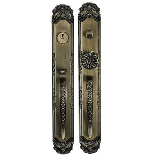 德国KABO欧式双开门大门锁豪华别墅对开门锁家用子母门入户大门锁