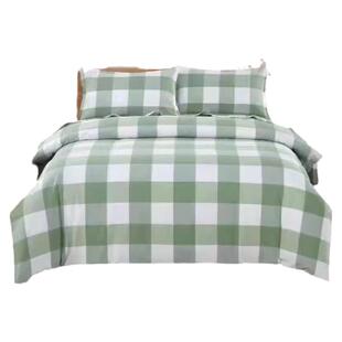 山东老粗布纯棉床单单件双人单人学生宿舍三件套 被套被单100全棉