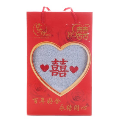 情侣纯棉加厚结婚毛巾厂家直销