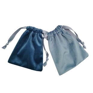 玉器珠宝抽绳束口袋绒布收纳丝绒锦囊礼品包装文玩充电宝小布袋子