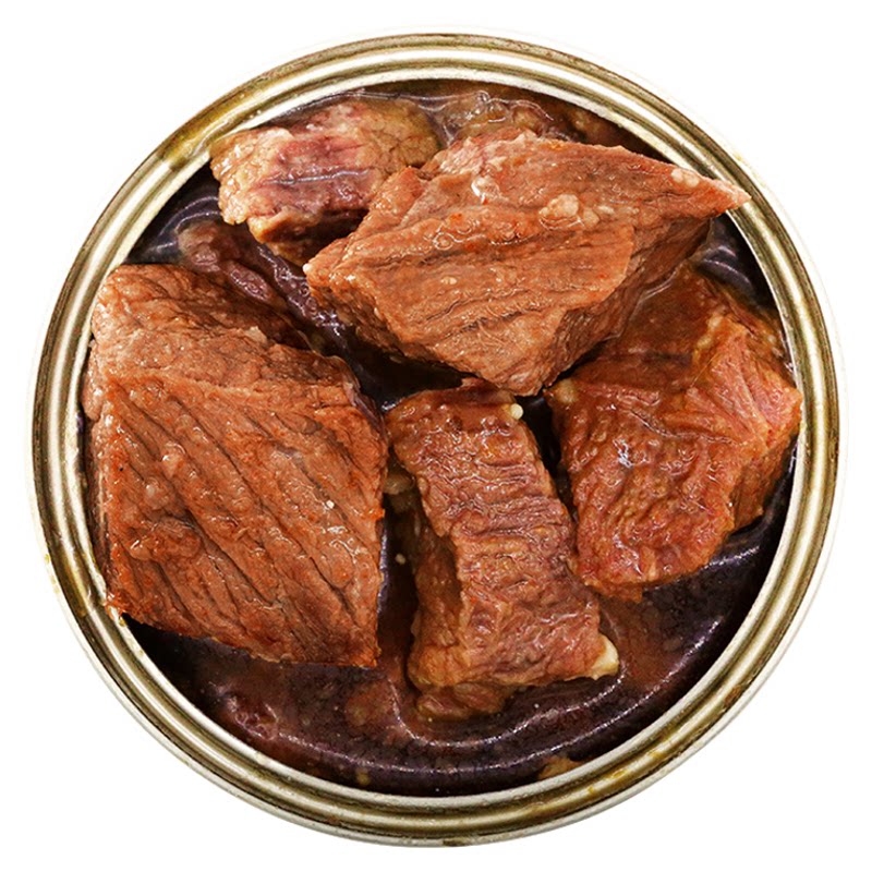 红烧牛肉罐头五香辣大块肉罐头下饭红焖午餐肉速食户外应急食品