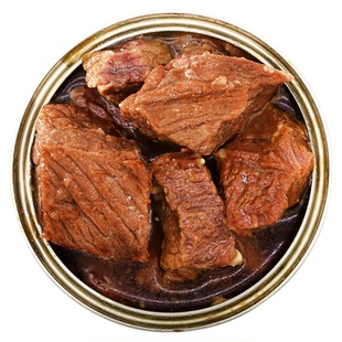 红烧牛肉罐头五香辣大块肉罐头下饭红焖午餐肉速食户外应急食品