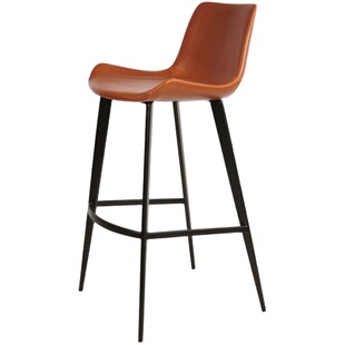 高脚凳吧台椅子家用轻奢现代简约欧式岛台凳吧椅设计师款意式7158