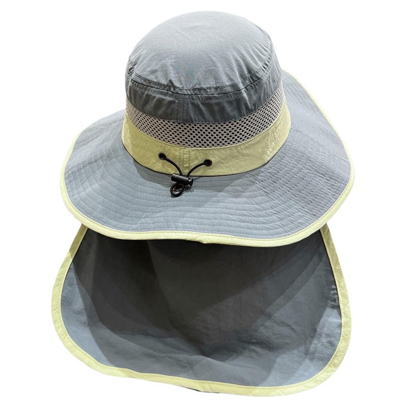 可掩藏披肩防晒帽男女夏日清新