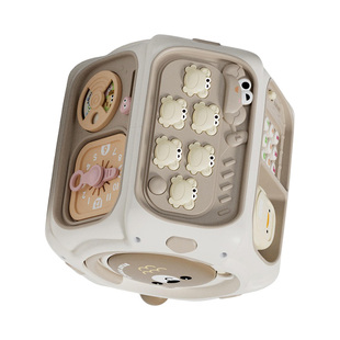 婴儿八面体百宝箱宝宝精细动作训练教具儿童锻炼手指灵活的玩具六