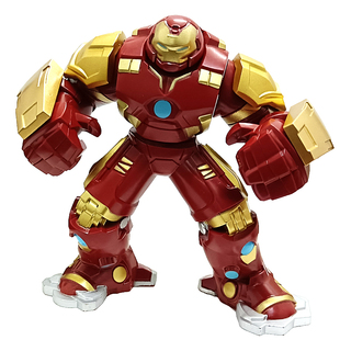 超级英雄复仇者联盟钢铁侠MK85战争机器人仔男孩玩具拼装手办积木