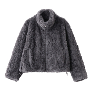 羊羔毛外套女短款2025冬季新款宽松显瘦减龄百搭皮毛一体毛茸上衣