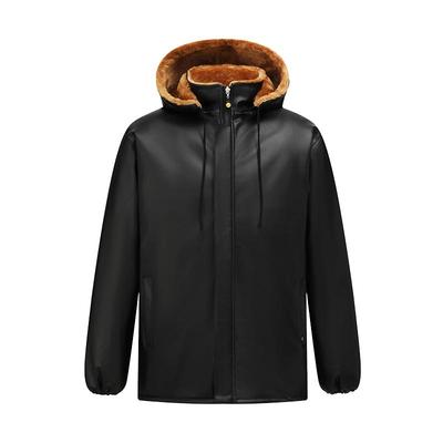 拉链侧兜诚依诺工装不掉皮皮衣男