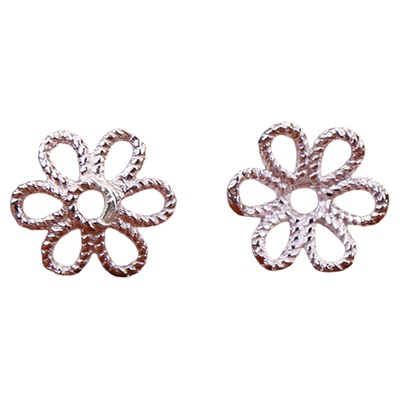 925银镂空雪花隔片手串花托垫片